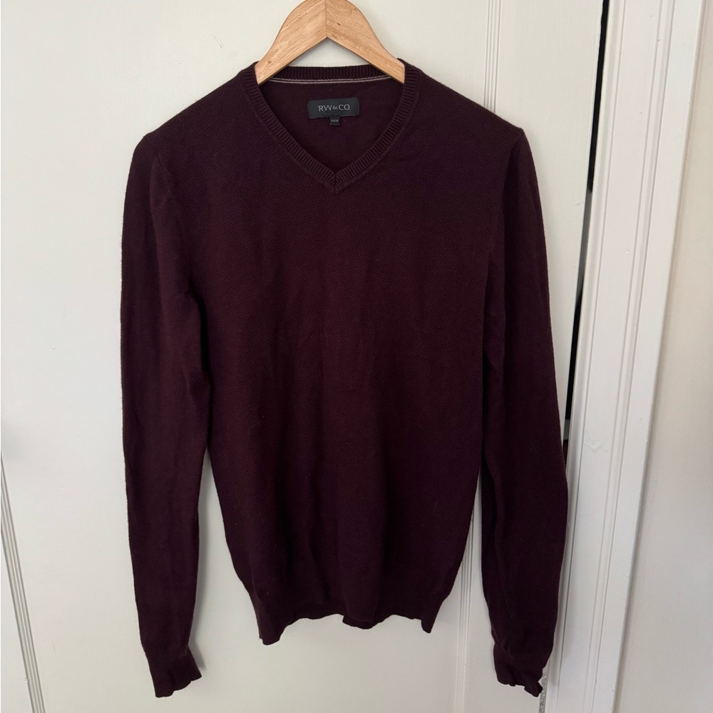 RW&Co Burgundy Sweater, Size XS